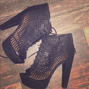 Black heels